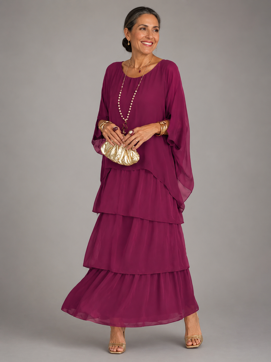 Heaven™ | Elegant Flowing Tummy Flattering Maxi Dress