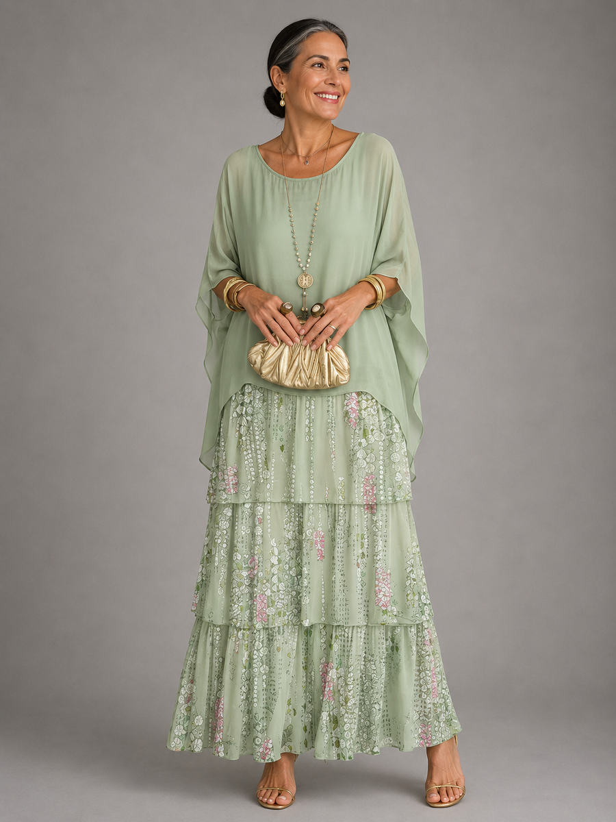 Heaven™ | Elegant Flowing Tummy Flattering Maxi Dress