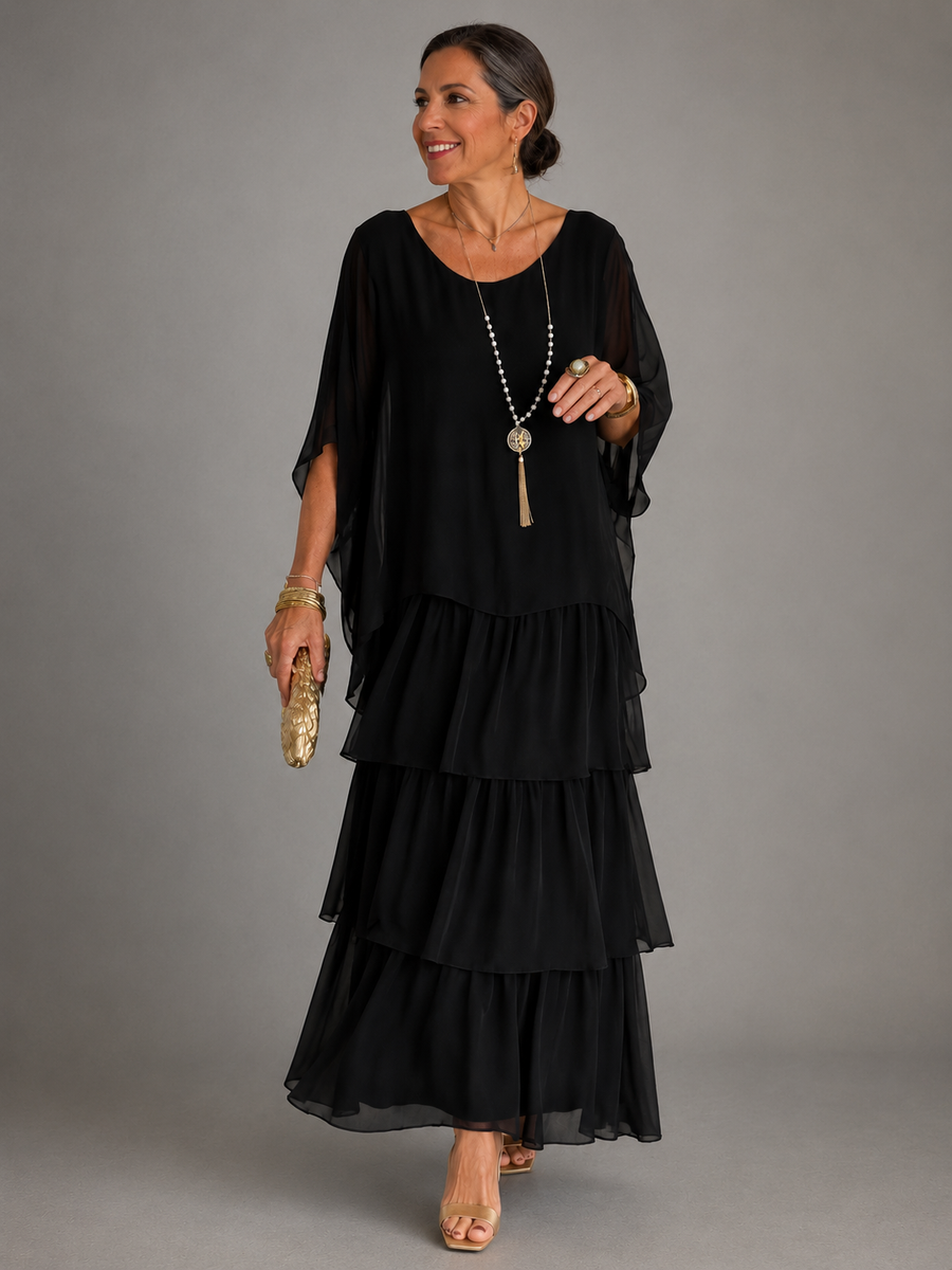 Heaven™ | Elegant Flowing Tummy Flattering Maxi Dress