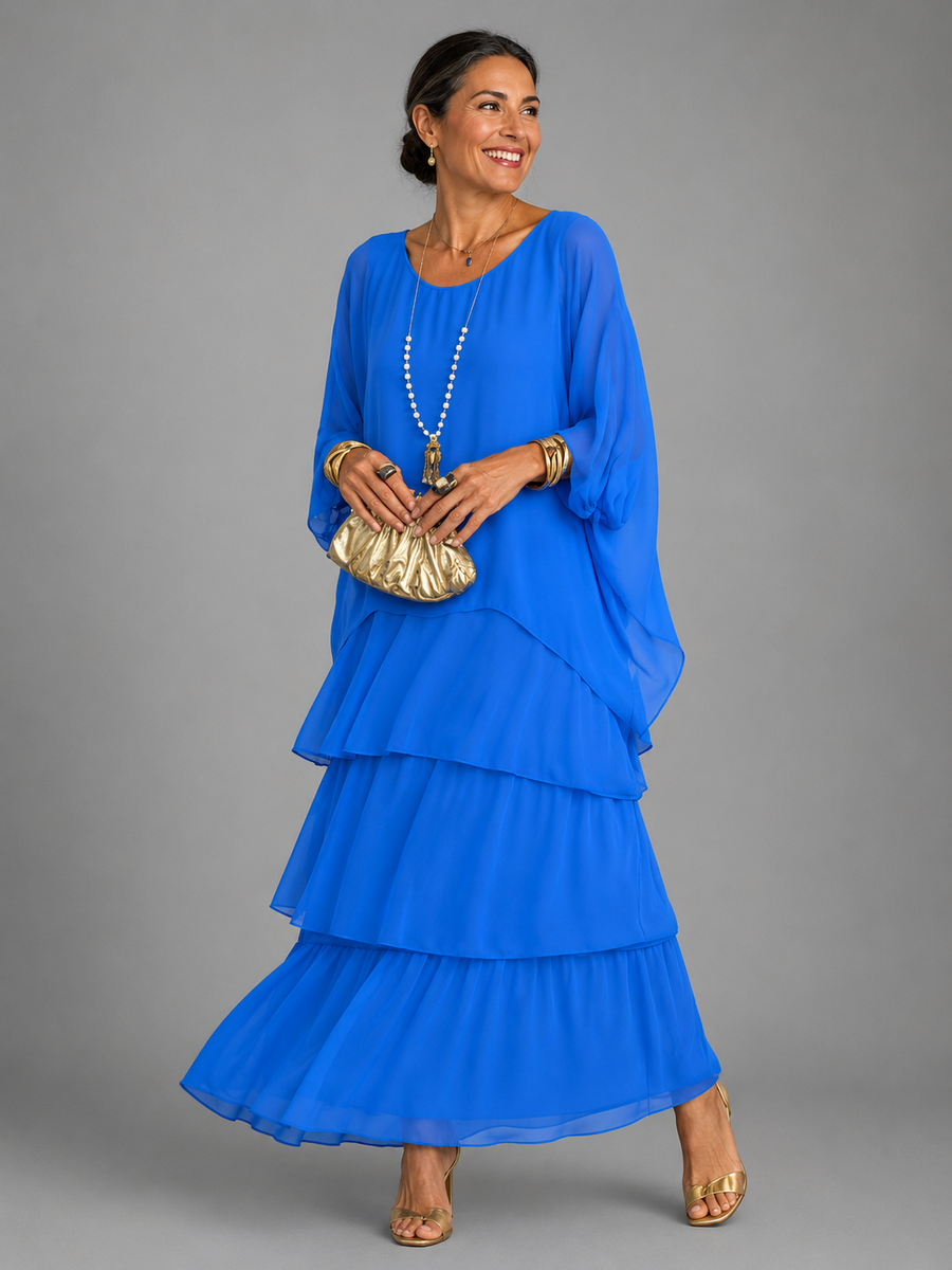 Heaven™ | Elegant Flowing Tummy Flattering Maxi Dress