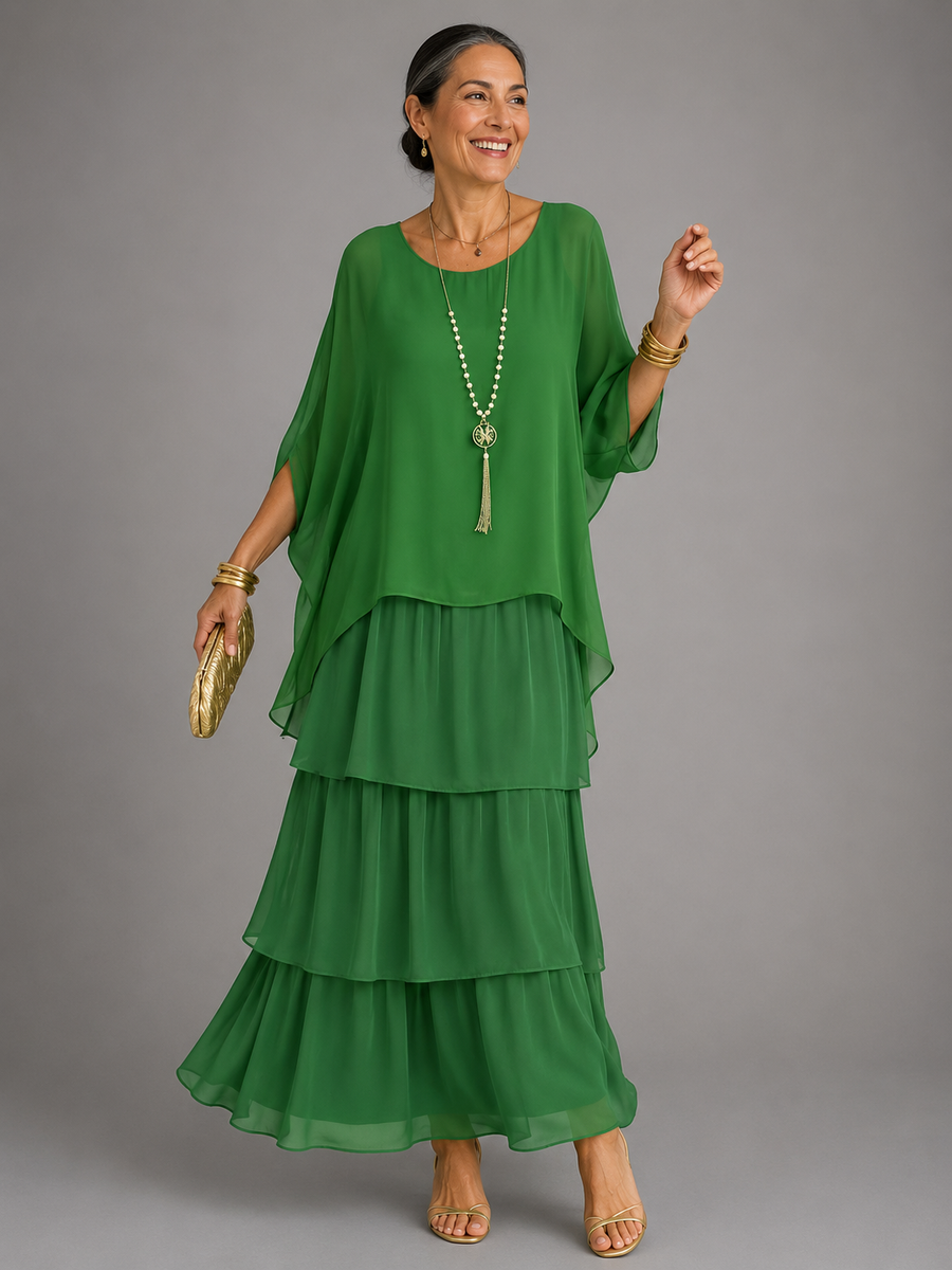 Heaven™ | Elegant Flowing Tummy Flattering Maxi Dress
