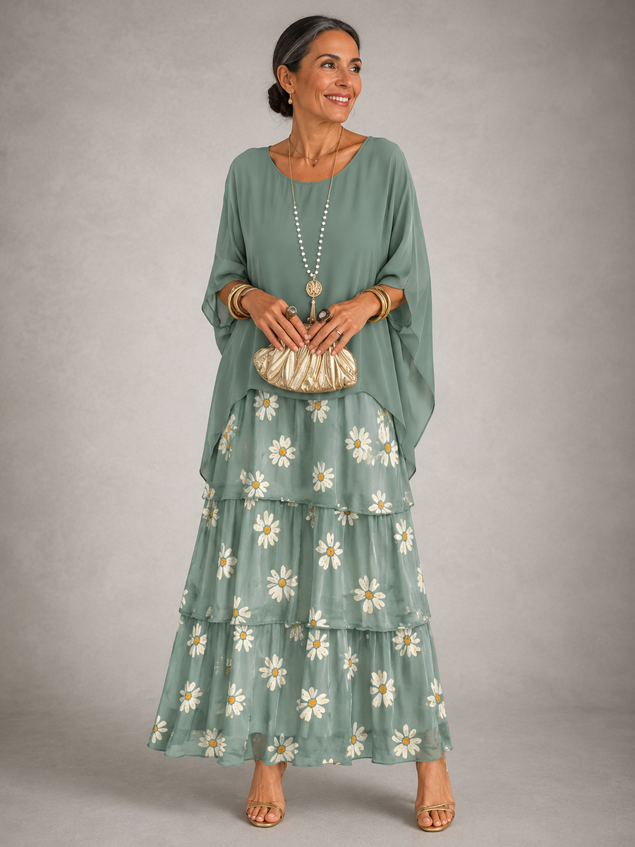 Heaven™ | Elegant Flowing Tummy Flattering Maxi Dress