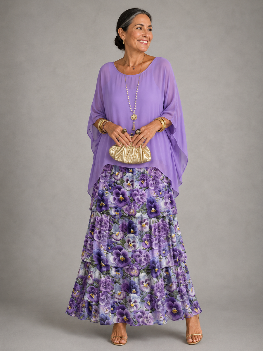 Heaven™ | Elegant Flowing Tummy Flattering Maxi Dress